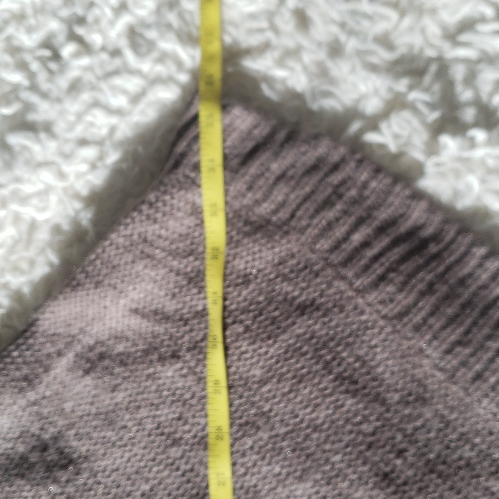 Christopher & Banks Poncho Taupe Gray /Tan OS - Picture 5 of 8